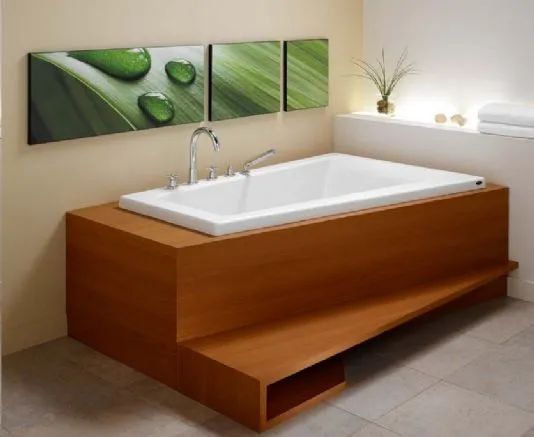 Neptune Bora Corner Whirlpool - 65-3/4" L x 42-1/2" W x 22-1/8" H - BO66T