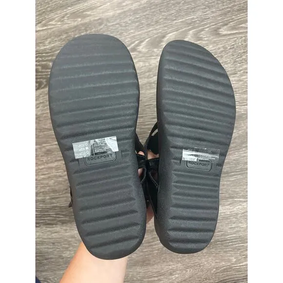 NEW In Box Rockport Women's Ramona Casual Sandal In Black Size 7.5