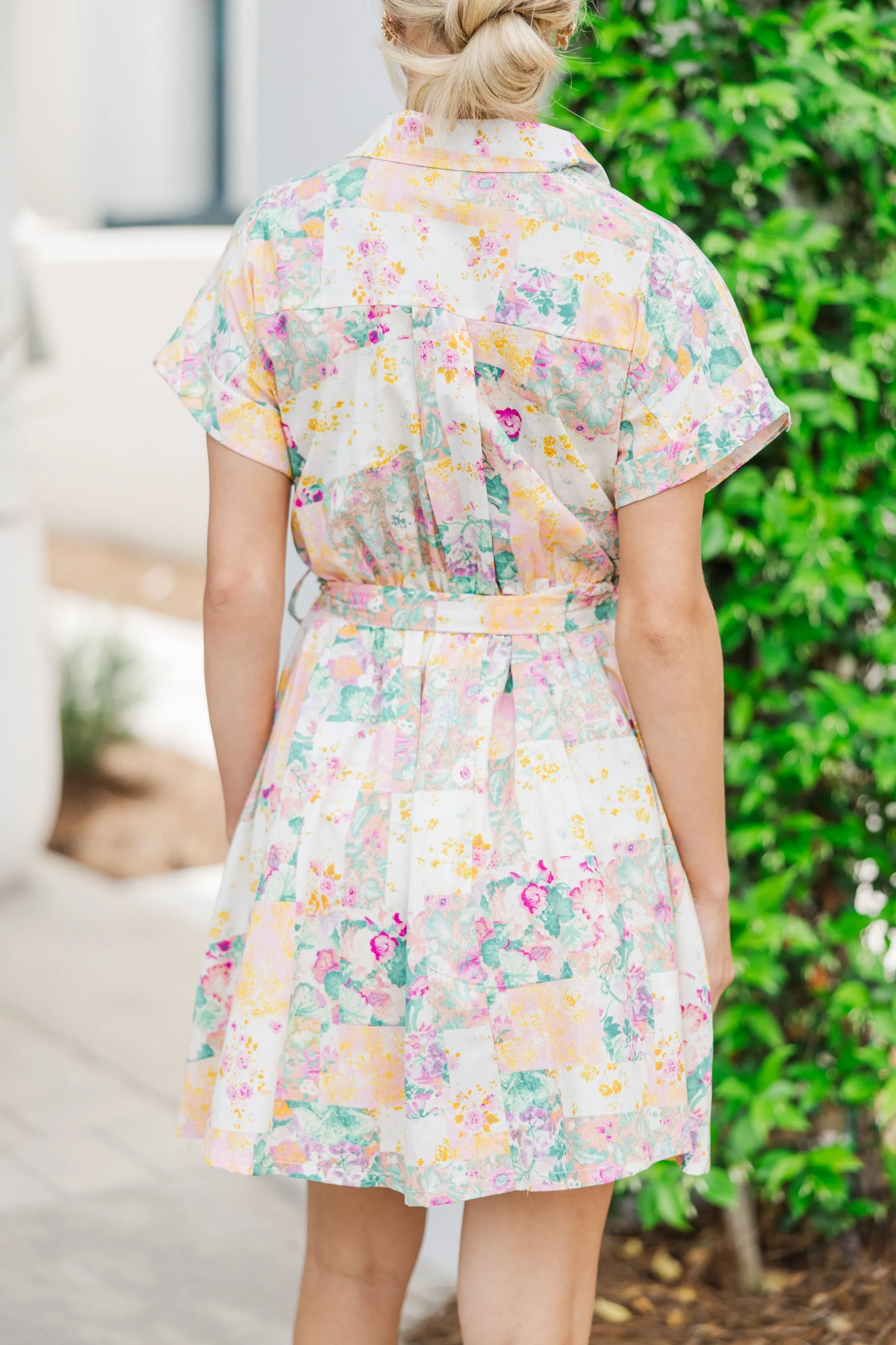 New Plans Pink Floral Dress