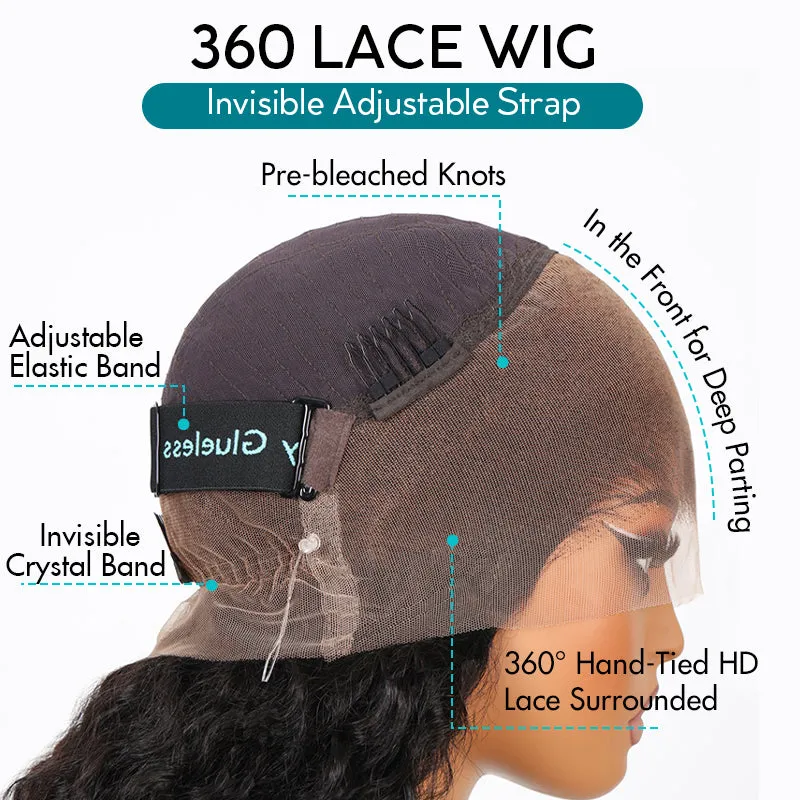 New Year Special | 360 Lace Frontal With Invisi Strap Body Wave Glueless Wig