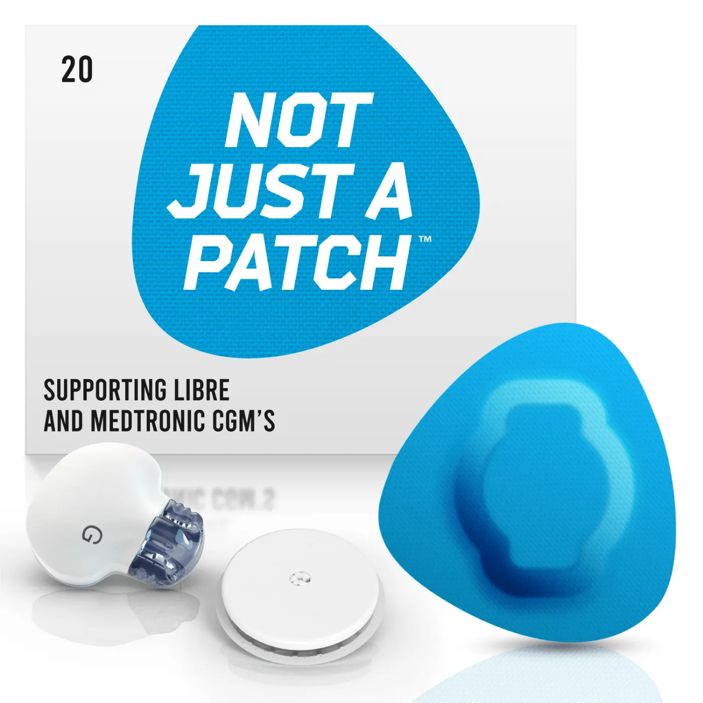 NJaP CGM Patches Freestyle Libre   Medtronic Guardian 20pk
