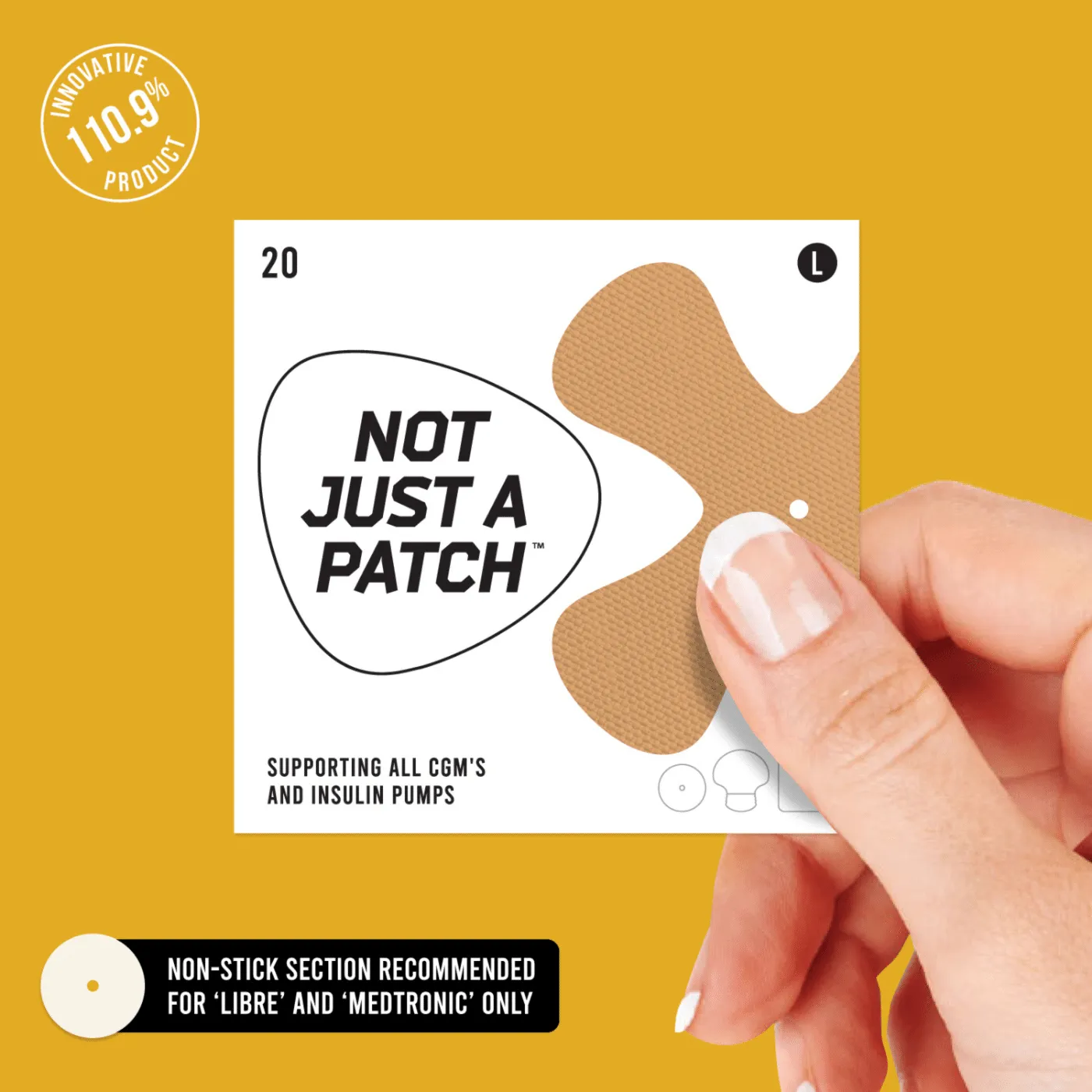 NJaP CGM Patches X-Patch All Devices 20pk