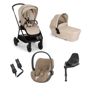 Nuna Triv Biscotti and Cybex Cloud T  Bundle
