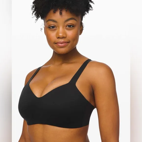 NWT Lululemon Hold True Bra Black 32C