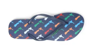 NZ Map Jandals