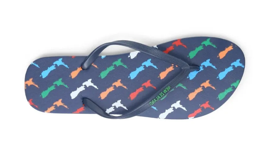 NZ Map Jandals