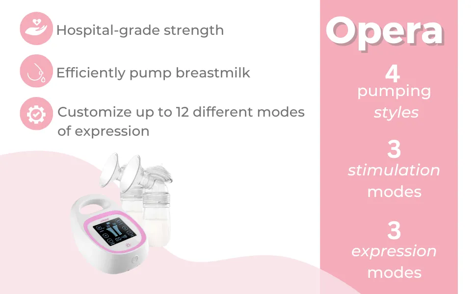 Opera   Hospital-Grade Double Electric Breast Pump