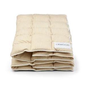 Osvald Duvet Adult - Stripe: Smoothie yellow/creme de la creme