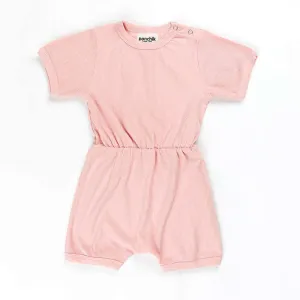 Ponchik Babies   Kids - Ribbed Cotton Romper - Lemonade