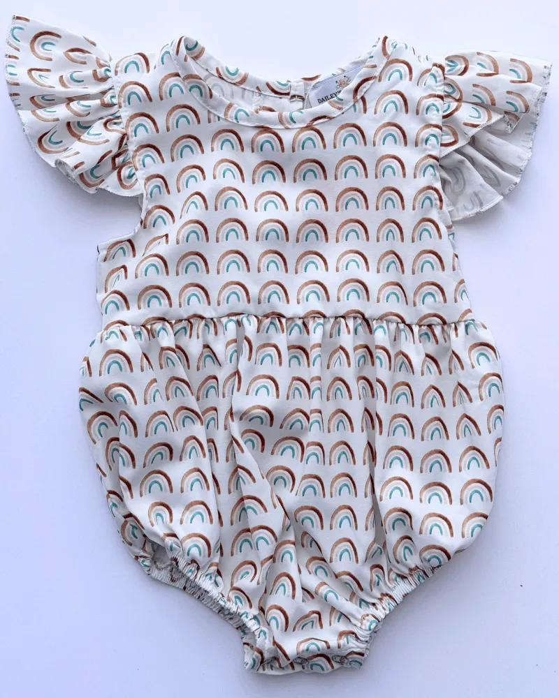 PREORDER! Klein Bubble Romper - Over the Rainbow