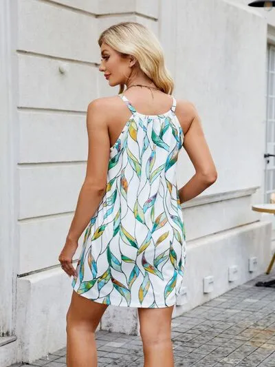 Printed Mini Cami Dress