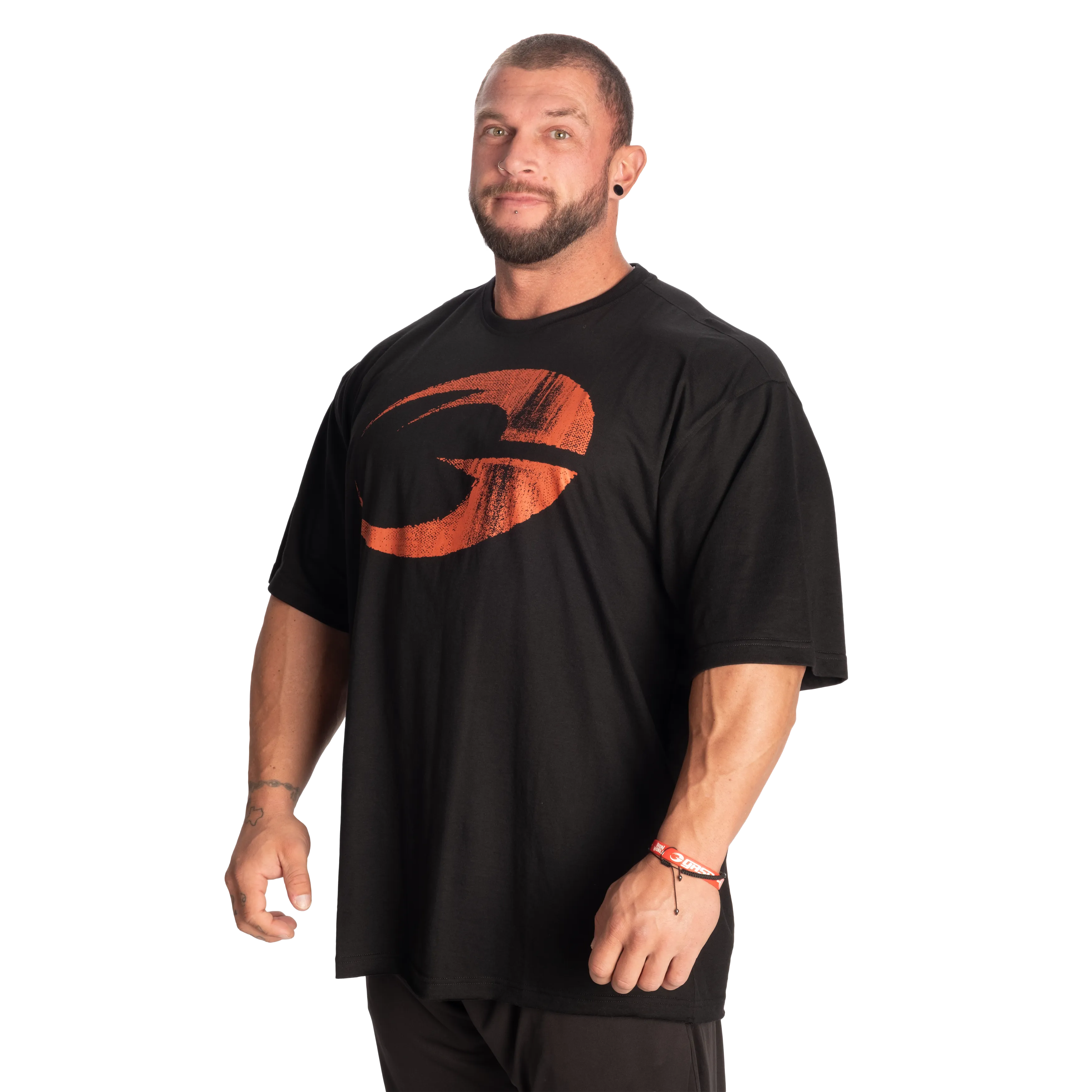 Pump Cover Iron Tee, Black/Flame