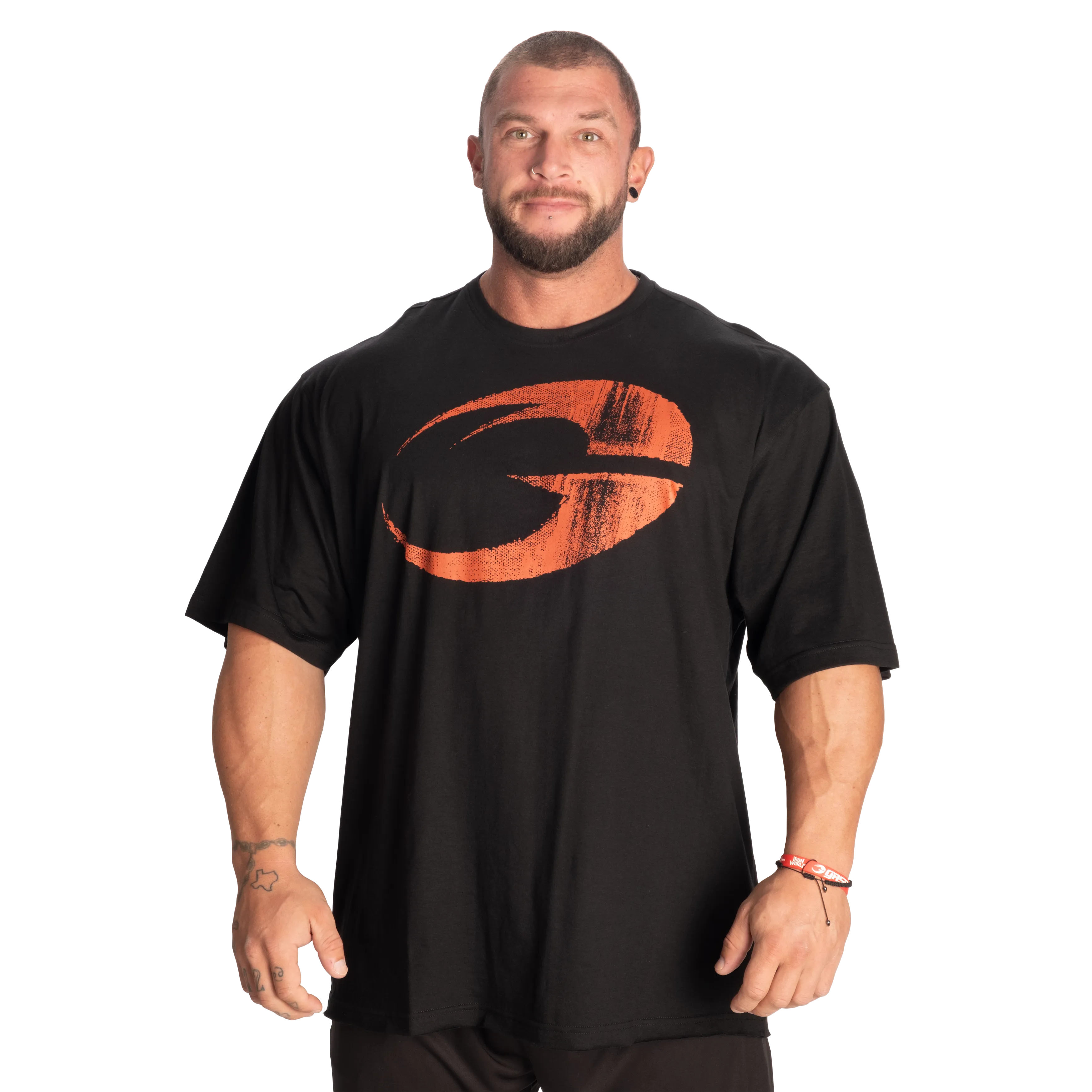 Pump Cover Iron Tee, Black/Flame