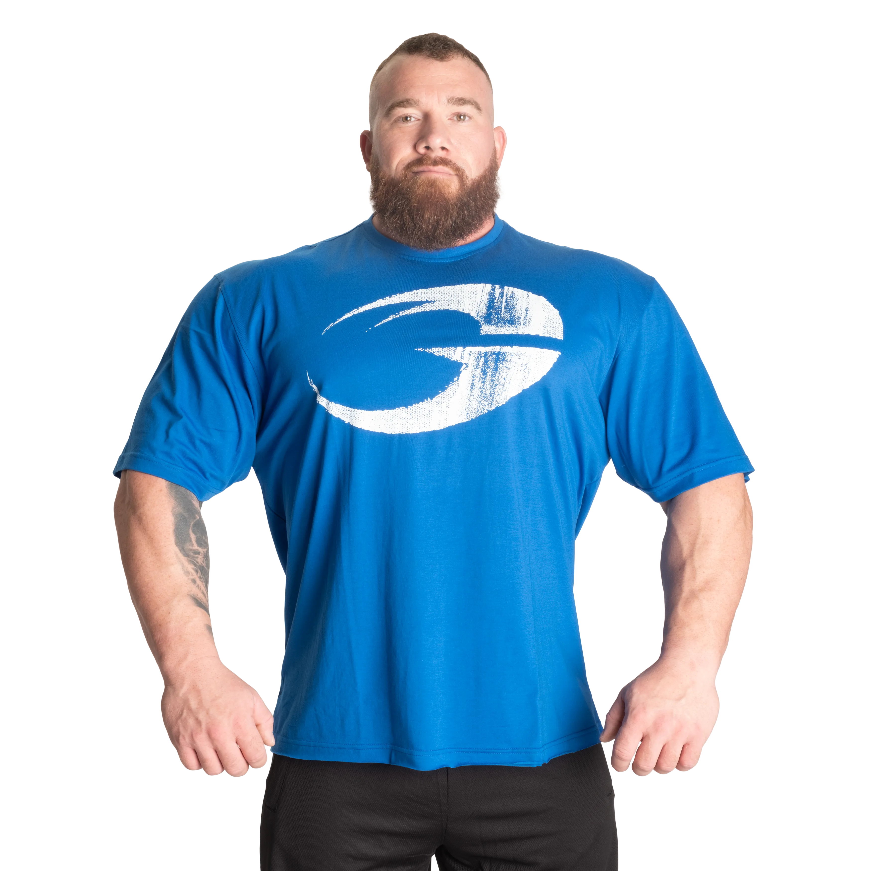 Pump Cover Iron Tee, Cobalt Blue