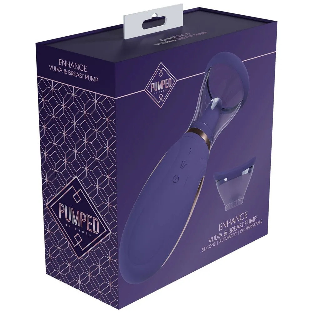 Pumped Enhance Auto Vulva & Breast Pump - Purple