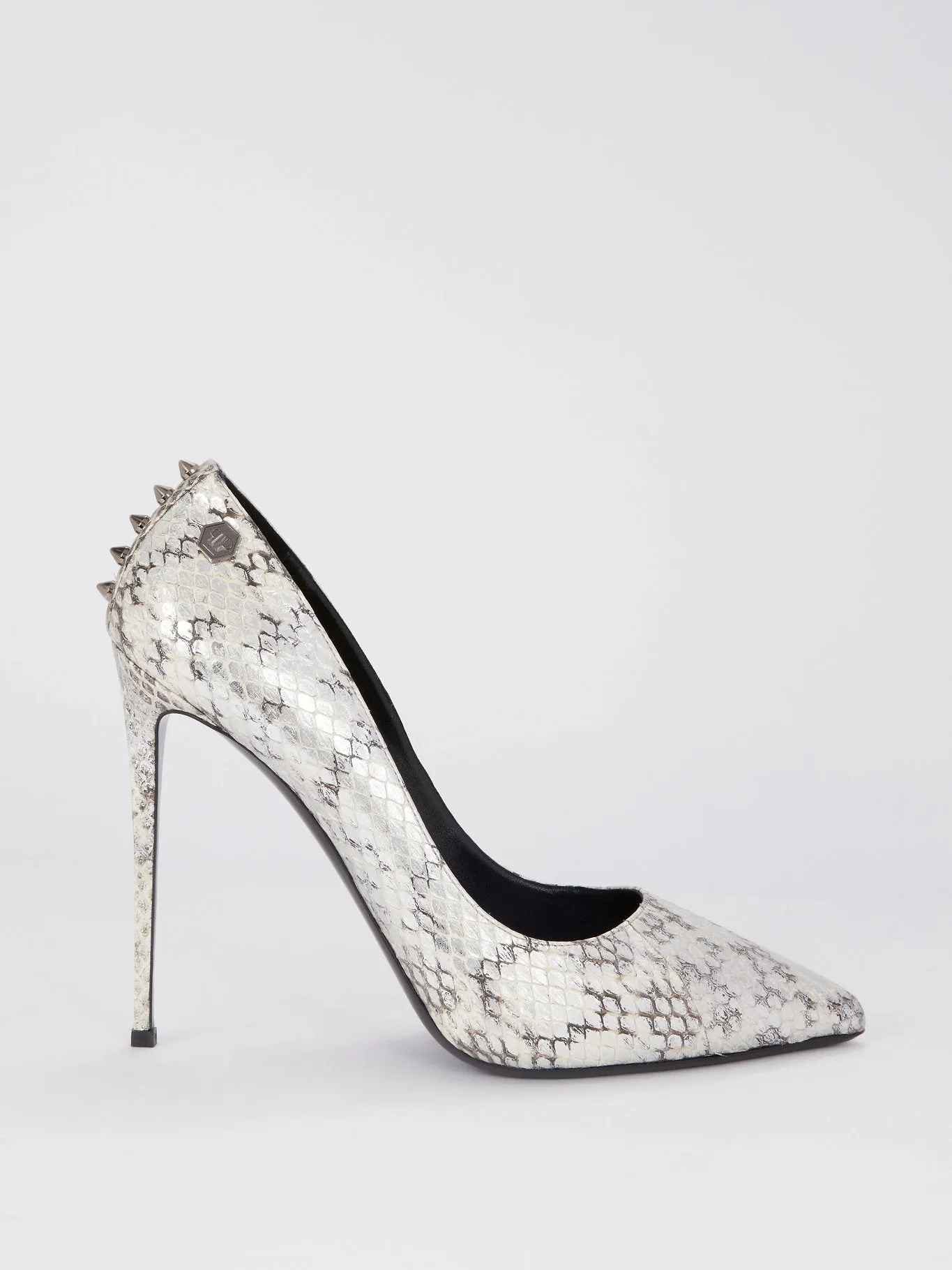 Python Effect Studded Pumps