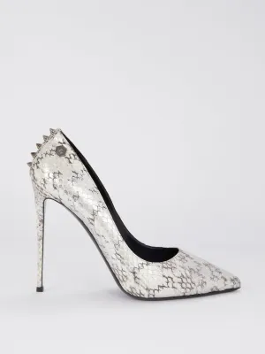 Python Effect Studded Pumps