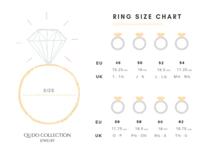 Qudo Liberi Ring Band - Rose Gold