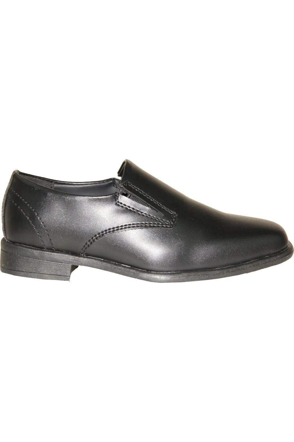 "Andrew" Kids Black Dress Shoes