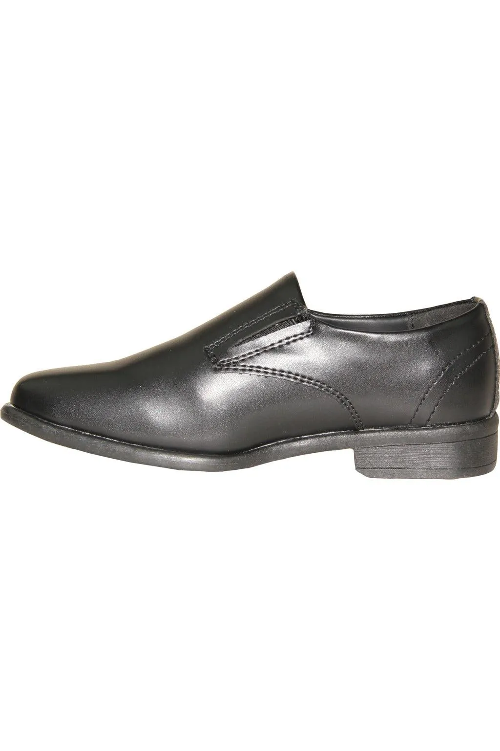 "Andrew" Kids Black Dress Shoes