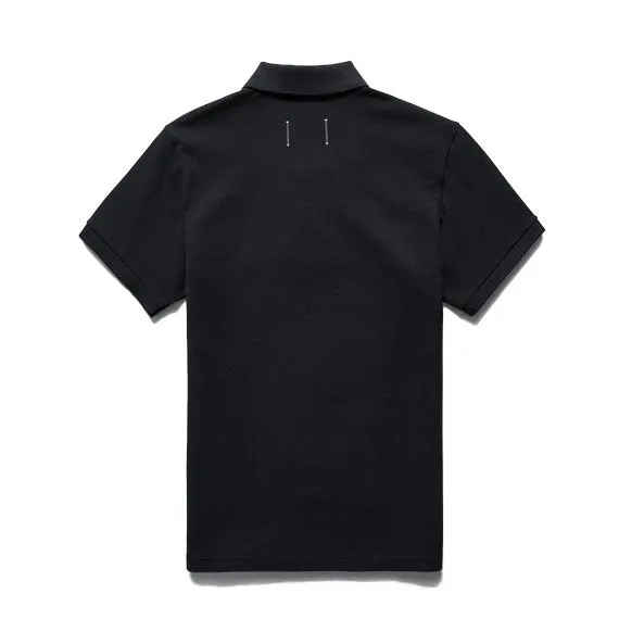 Reigning Champ Knit Academy Polo Shirt Black