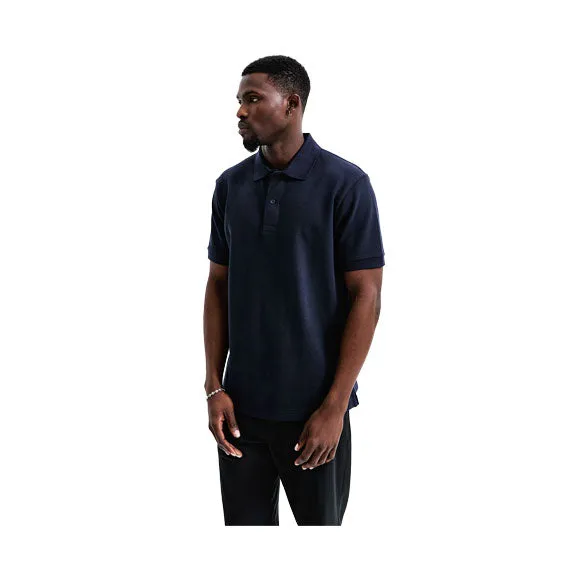 Reigning Champ Knit Academy Polo Shirt Navy