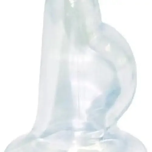 Rimba Clear Glass Nipple Erector Bulb Pump, Large