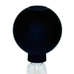 Rimba Clear Glass Nipple Erector Bulb Pump, Large