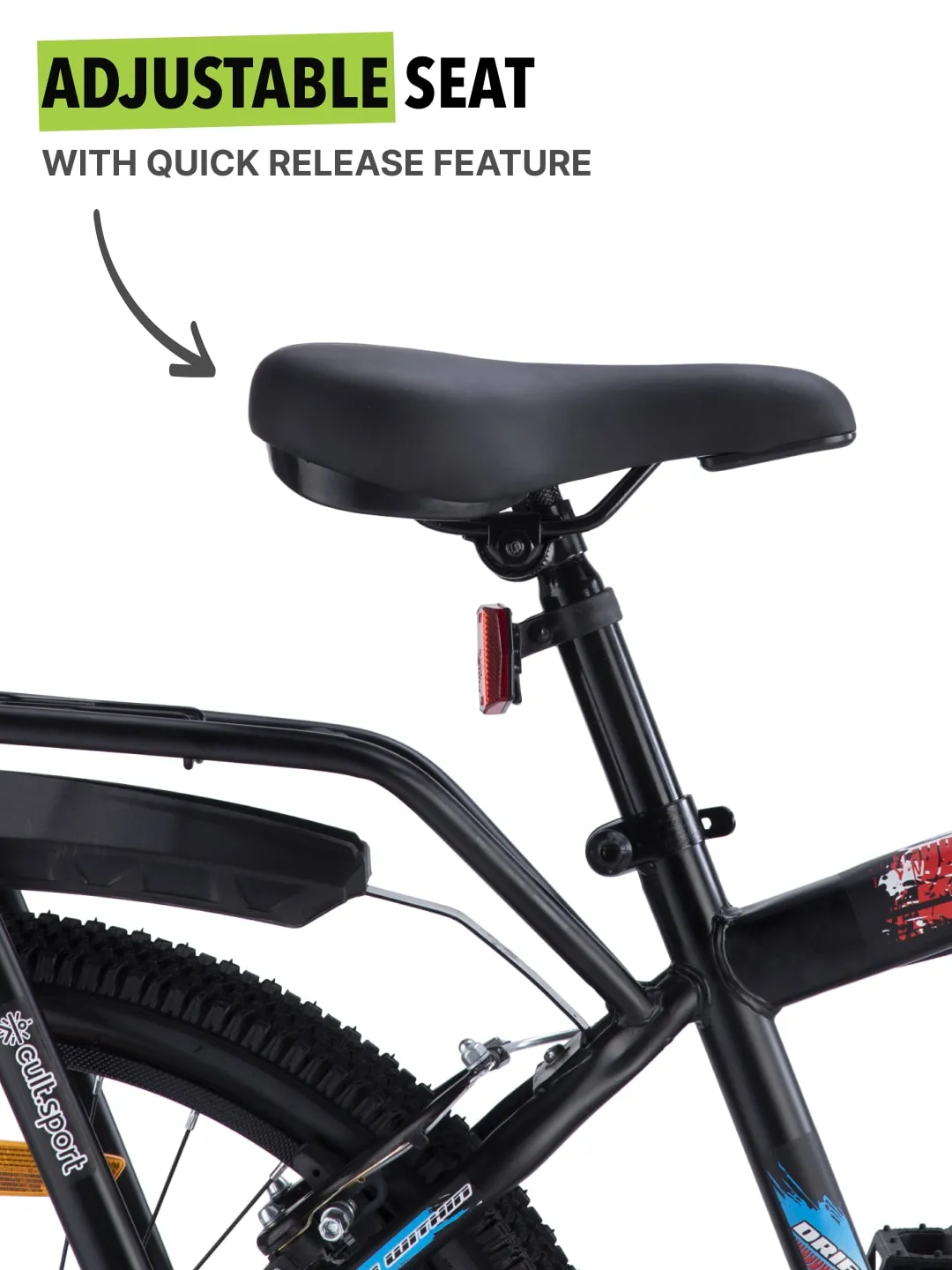 ROKKIBC24Black Steel Single Speed 24 inch Mountain Cycle With Single Wall Rim and Rigid Fork, Free Trainer Sessions, Cycling Event