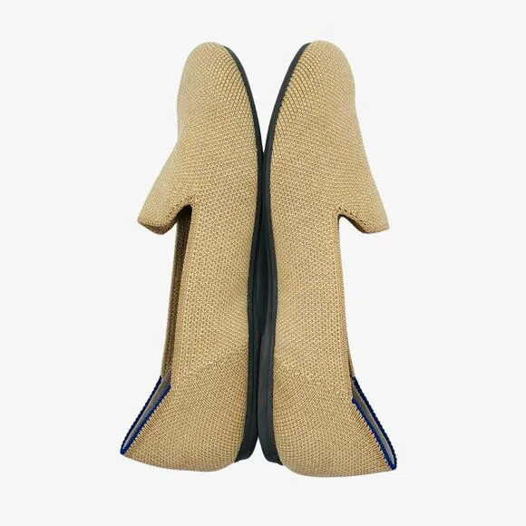 Rothy’s Gold Metallic Loafer Girls Size K1 NEW
