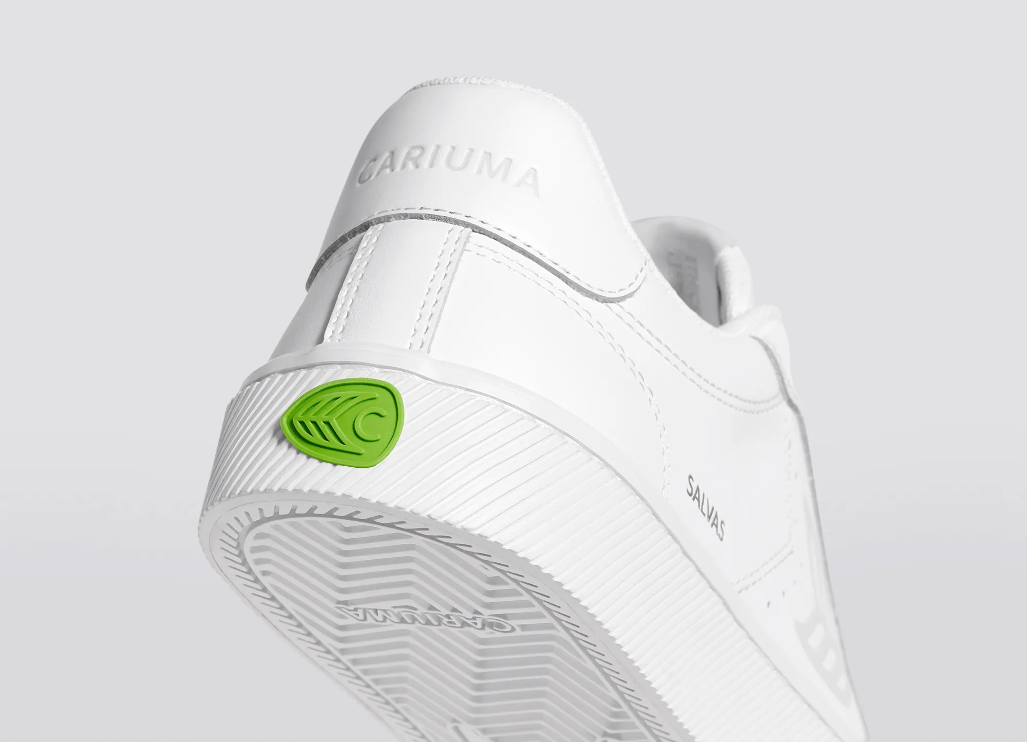 SALVAS White Leather Sneaker Women
