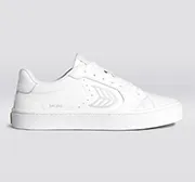 SALVAS White Leather Sneaker Women