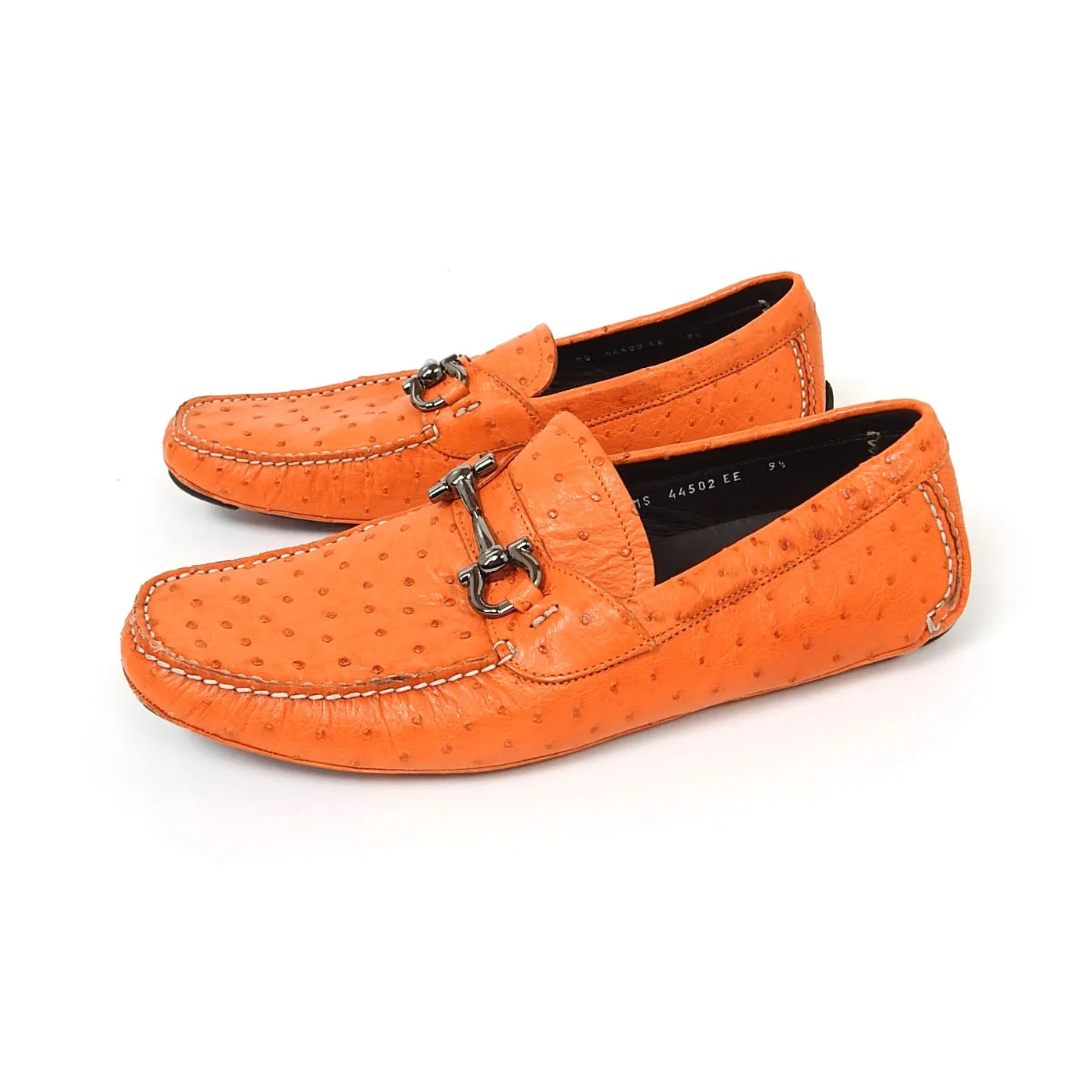 Salvatore Ferragamo Ostrich Loafer Size 10.5