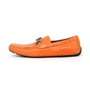Salvatore Ferragamo Ostrich Loafer Size 10.5