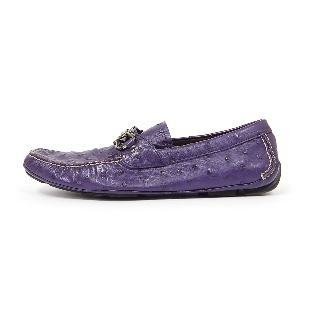 Salvatore Ferragamo Ostrich Loafer Size 10.5