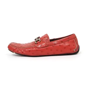 Salvatore Ferragamo Ostrich Loafer Size 10.5