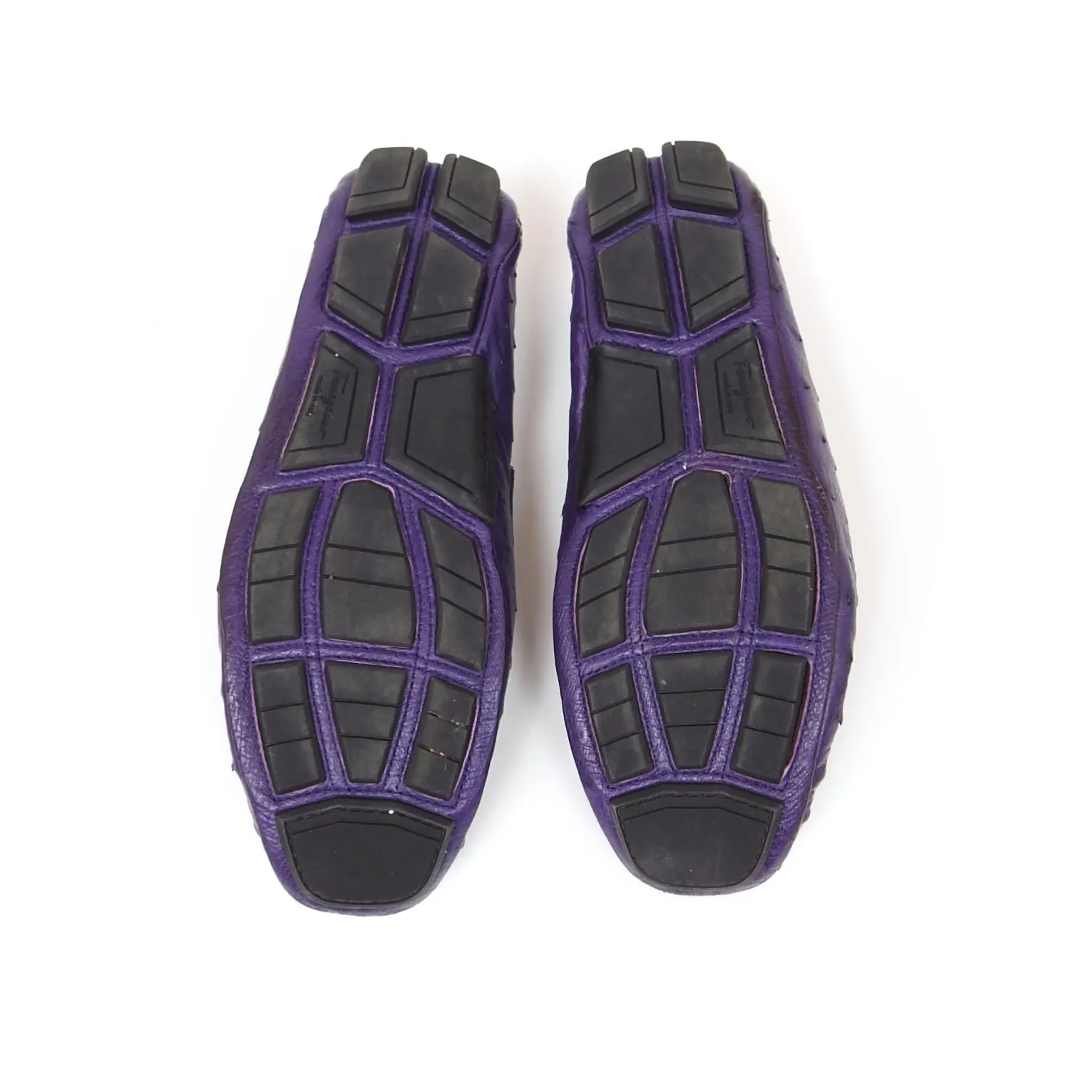 Salvatore Ferragamo Ostrich Loafer Size 10.5