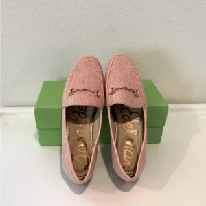 Sam Edelman Loraine Bit Loafer in Pink Fabric, Size 6.5, New in Box