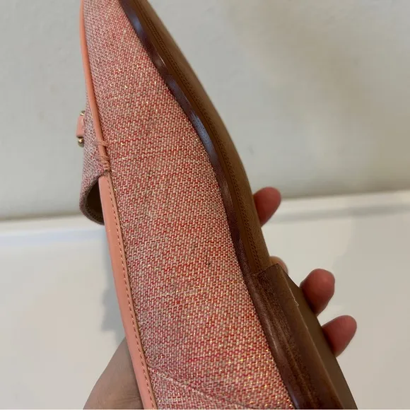 Sam Edelman Loraine Bit Loafer in Pink Fabric, Size 6.5, New in Box