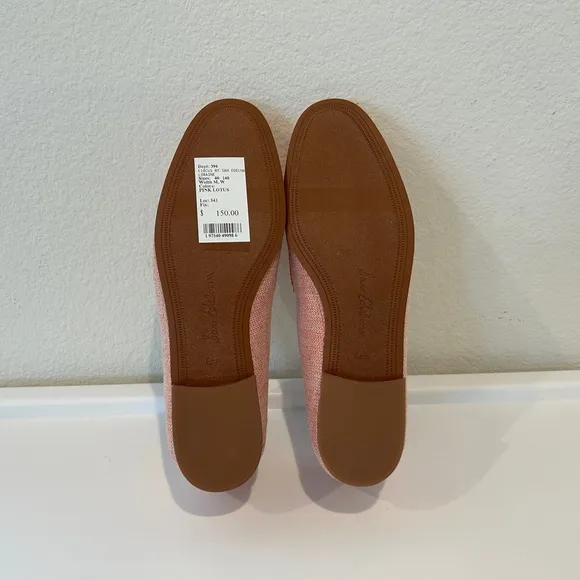 Sam Edelman Loraine Bit Loafer in Pink Fabric, Size 6.5, New in Box