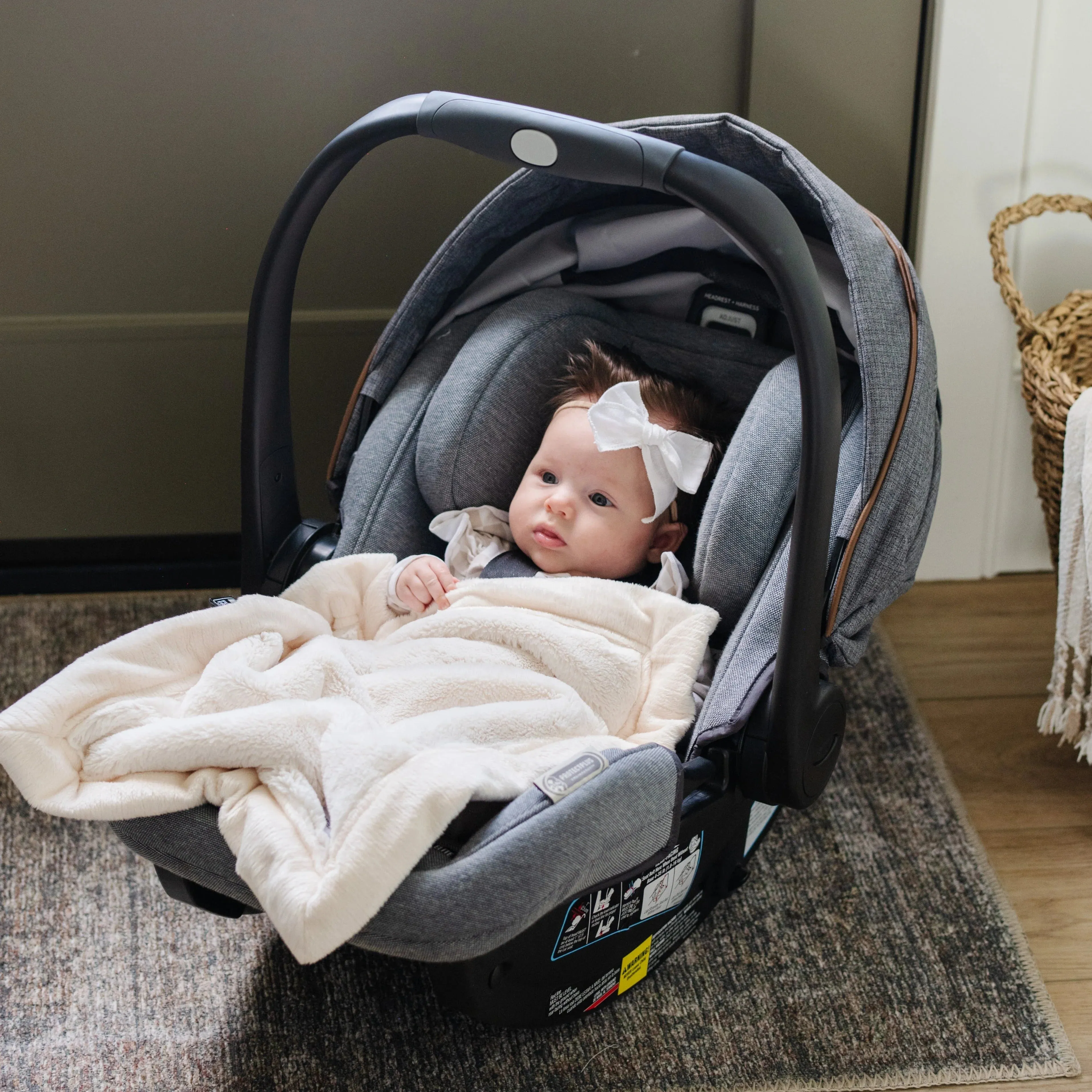 SARANONI Lush Mini Blanket • Natural