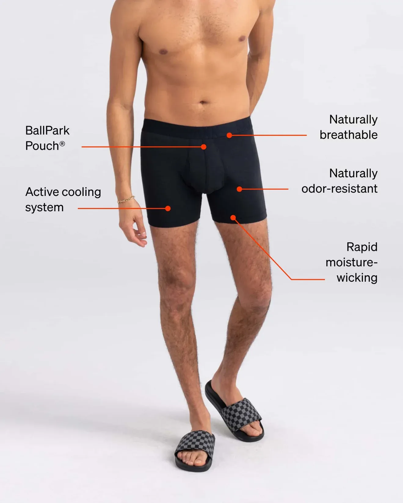 Saxx Droptemp™ Cooling Cotton Underwear - Hockey Heroes-Dusty Blue