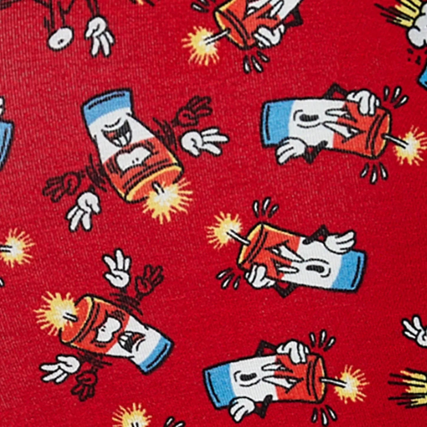 Saxx Vibe Boxers - Big Bang Red