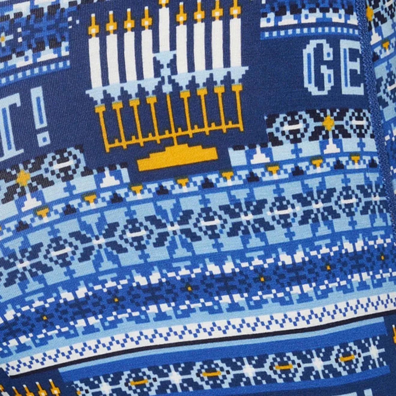 Saxx Vibe Boxers - Hannukah Sweater - Navy