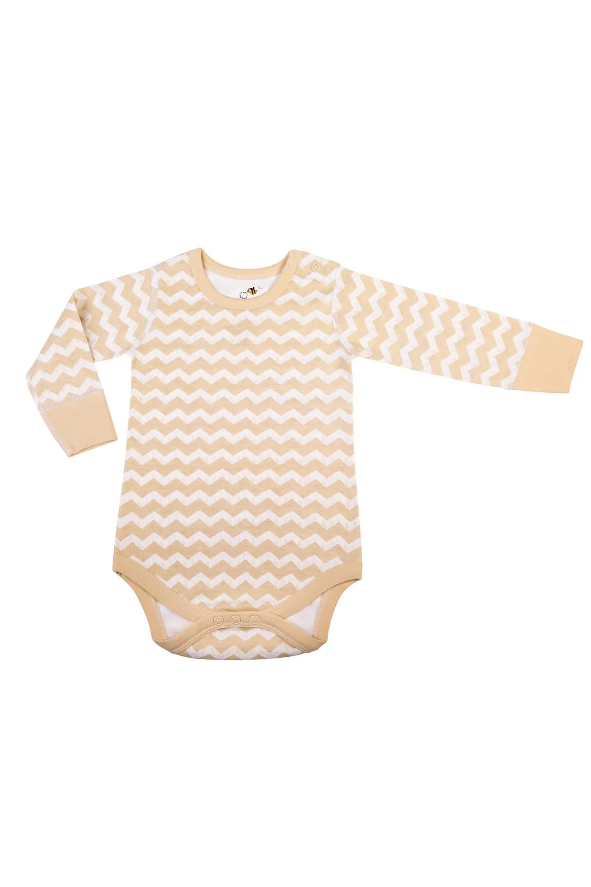 Set of Baby Unisex Organic LS Bodysuits (3 Piece Set)