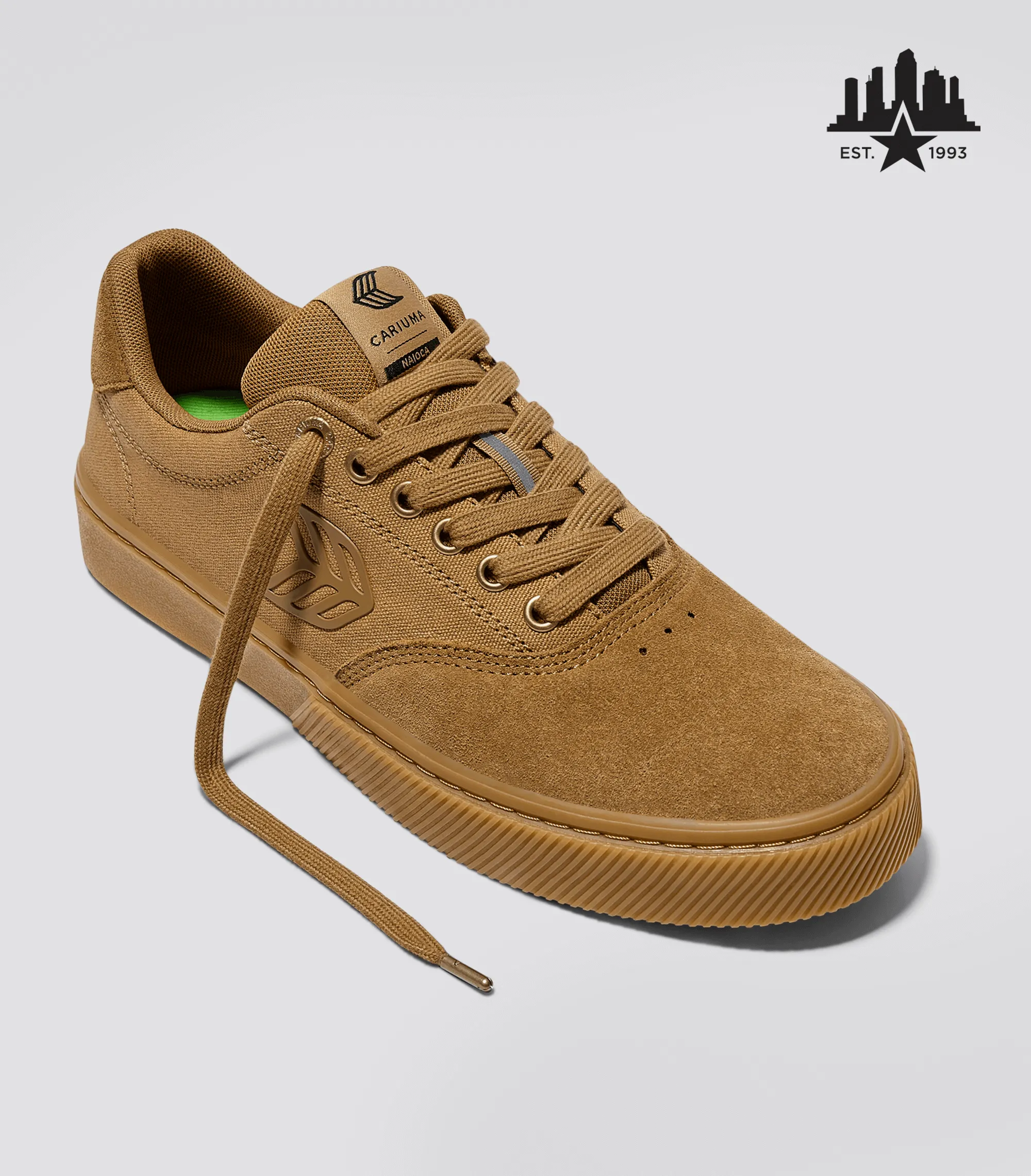 Skatepark of Tampa NAIOCA PRO Gum Camel Suede and Canvas Camel Logo Sneaker Men