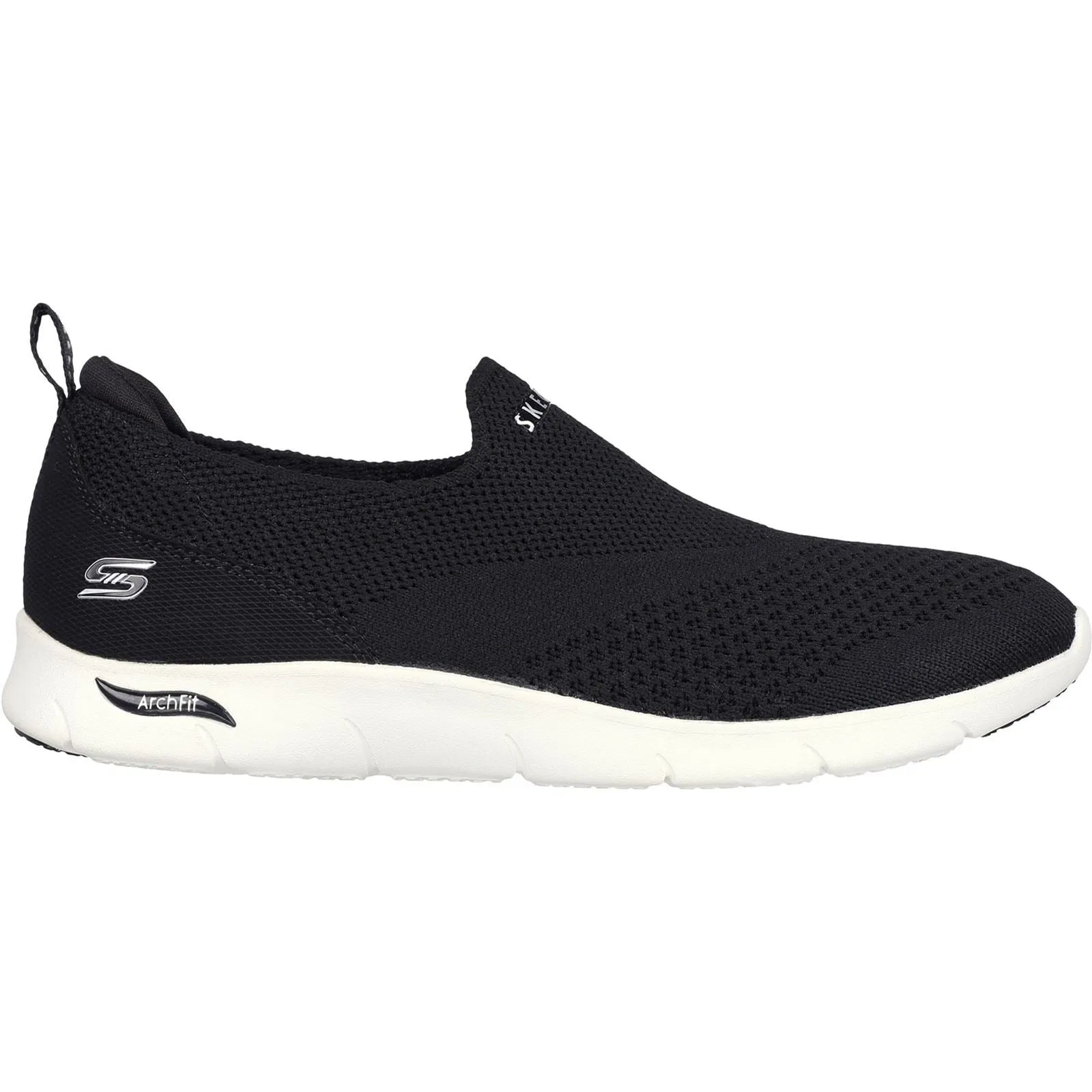 Skechers 104164 Arch Fit Refine Don't Go Sneakers für Damen mit weiter Passform - Schwarz