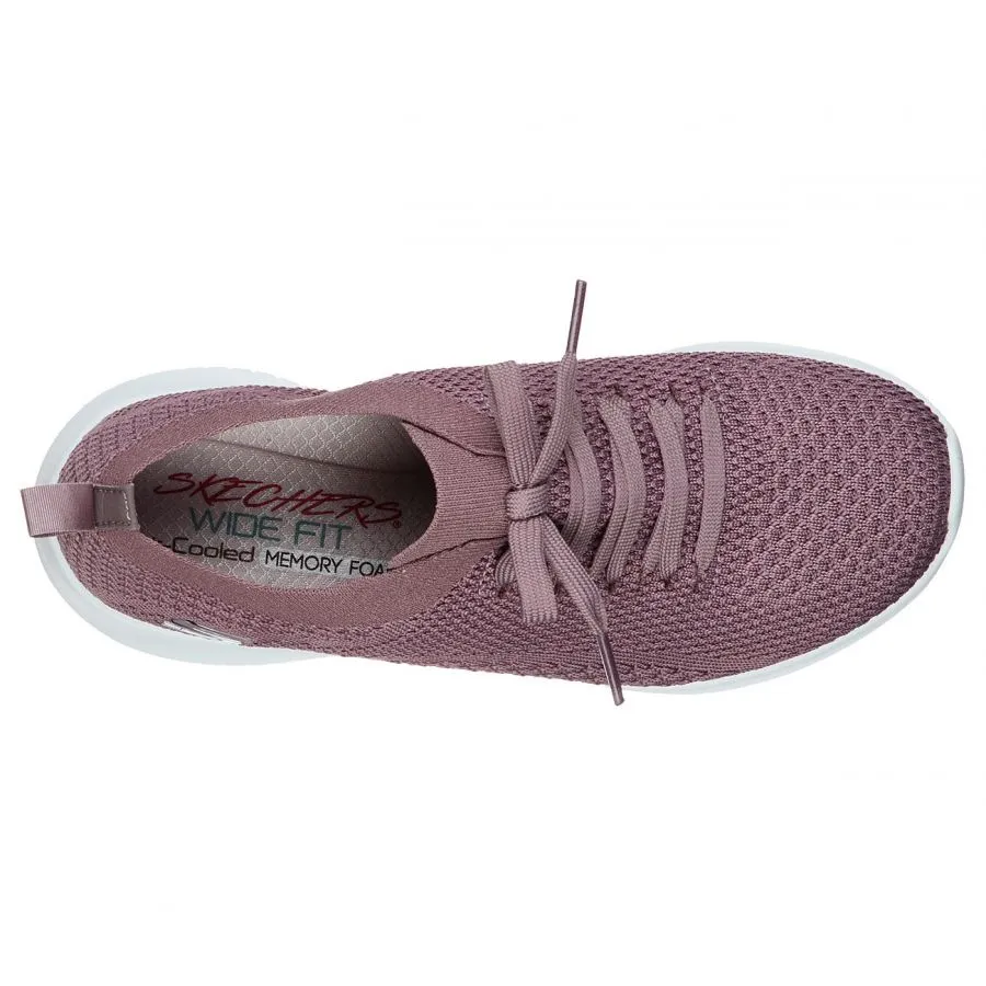 Skechers 12841 Walking-Sneakers für Damen in weiter Passform