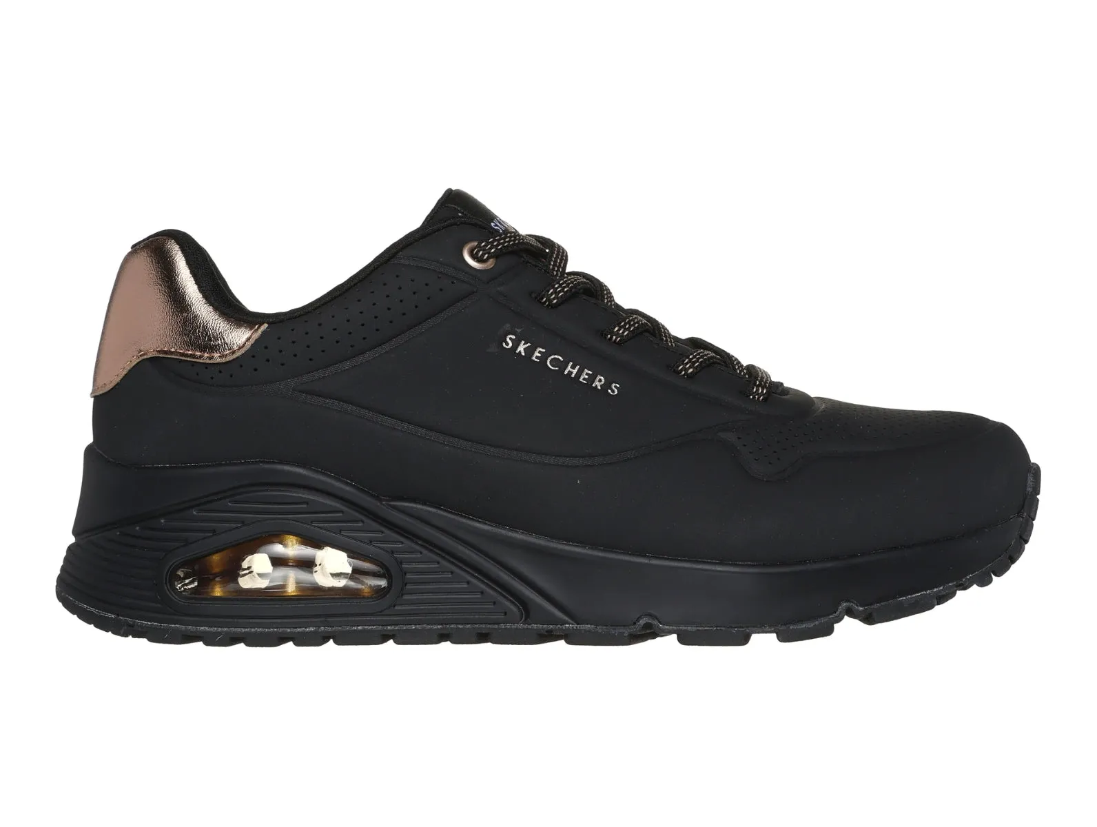 Skechers 155196 Street™ Uno Shimmer Away - Black Gold
