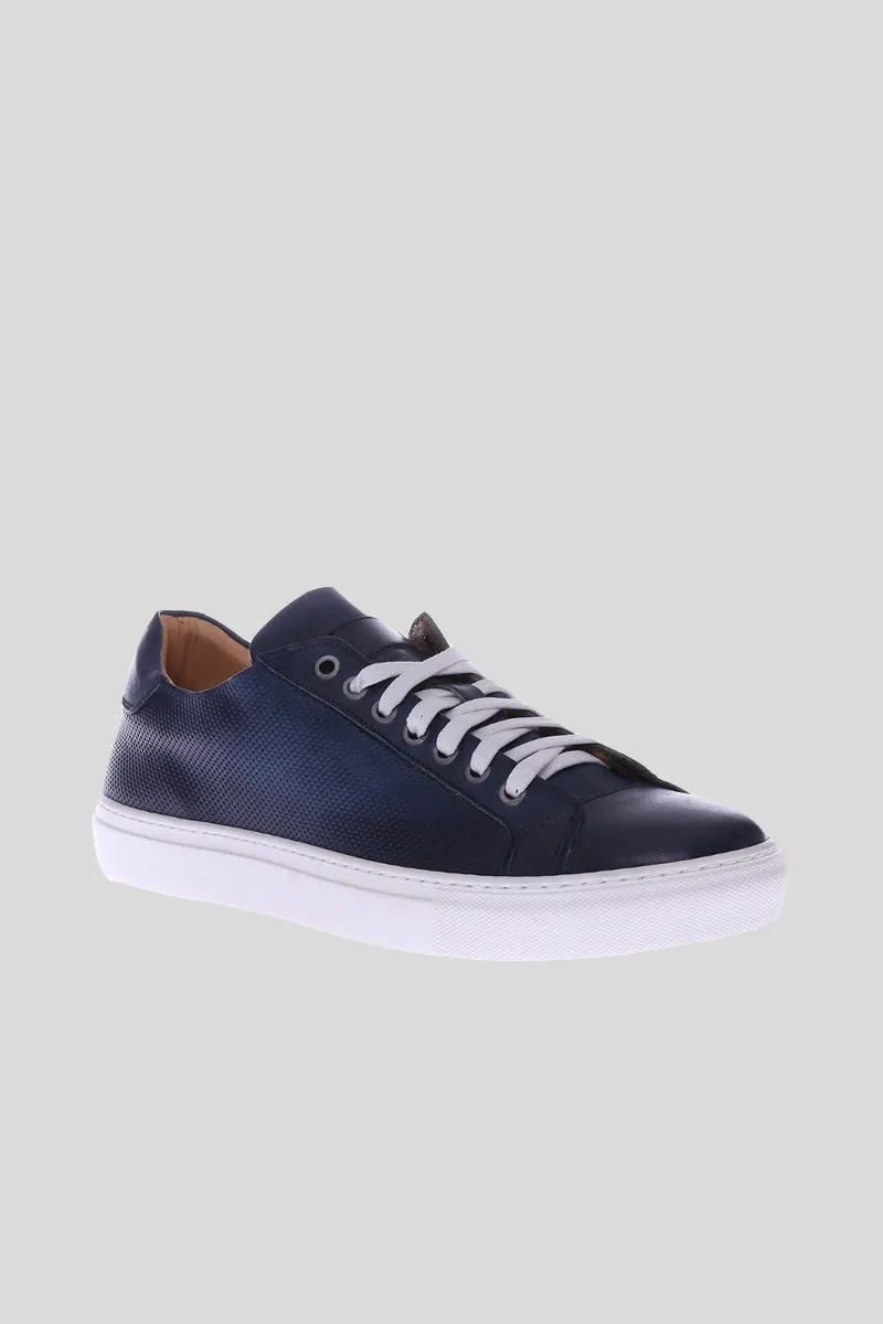 Sneaker Microf Crust - Blu